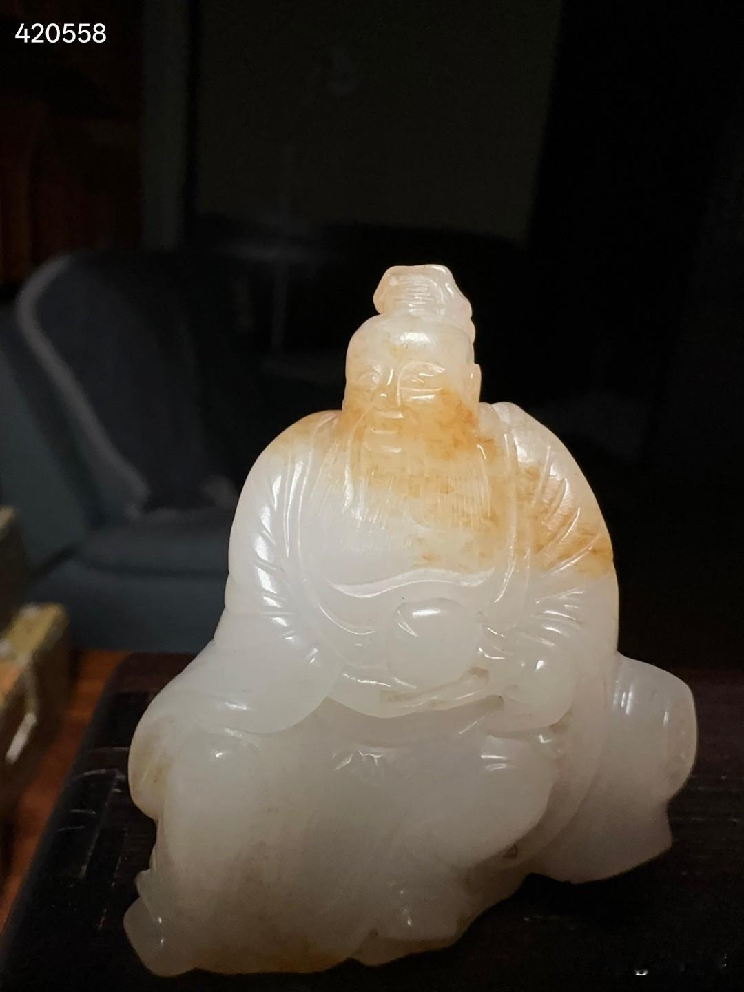 明代和田玉 南极仙翁