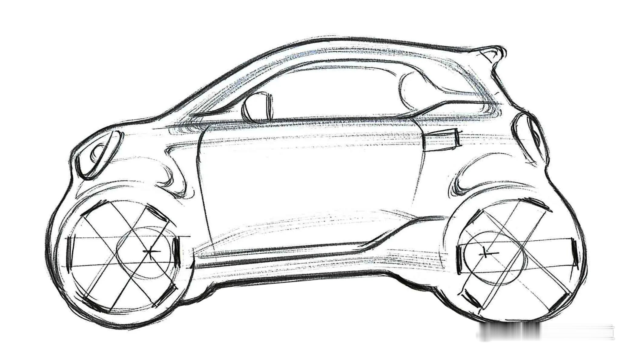 胖哥汽车频道 smart精灵2号 将于22日的smart品牌之夜首发亮相。从目前