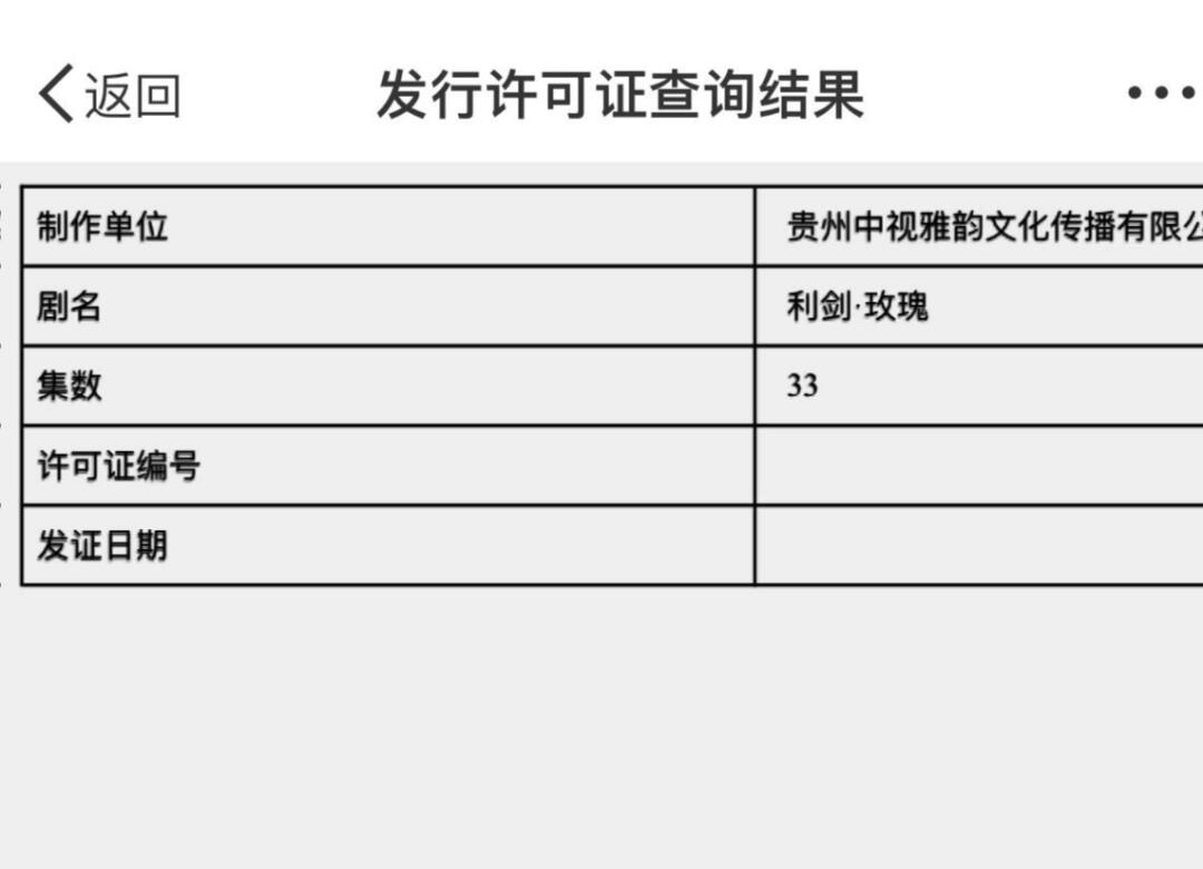 卧槽利剑玫瑰终于过审了 