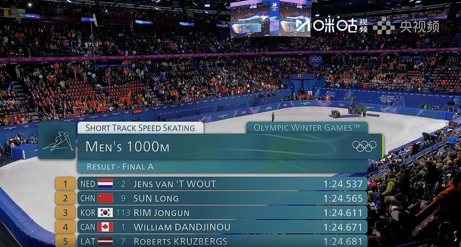 看的我呼呼冒汗！！！正好刚播完冰壶，直接同步观看短道。就输了半刀！！！孙龙证明自