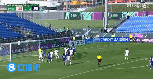 日本U23三球领先！古谷柊介禁区头球破门
