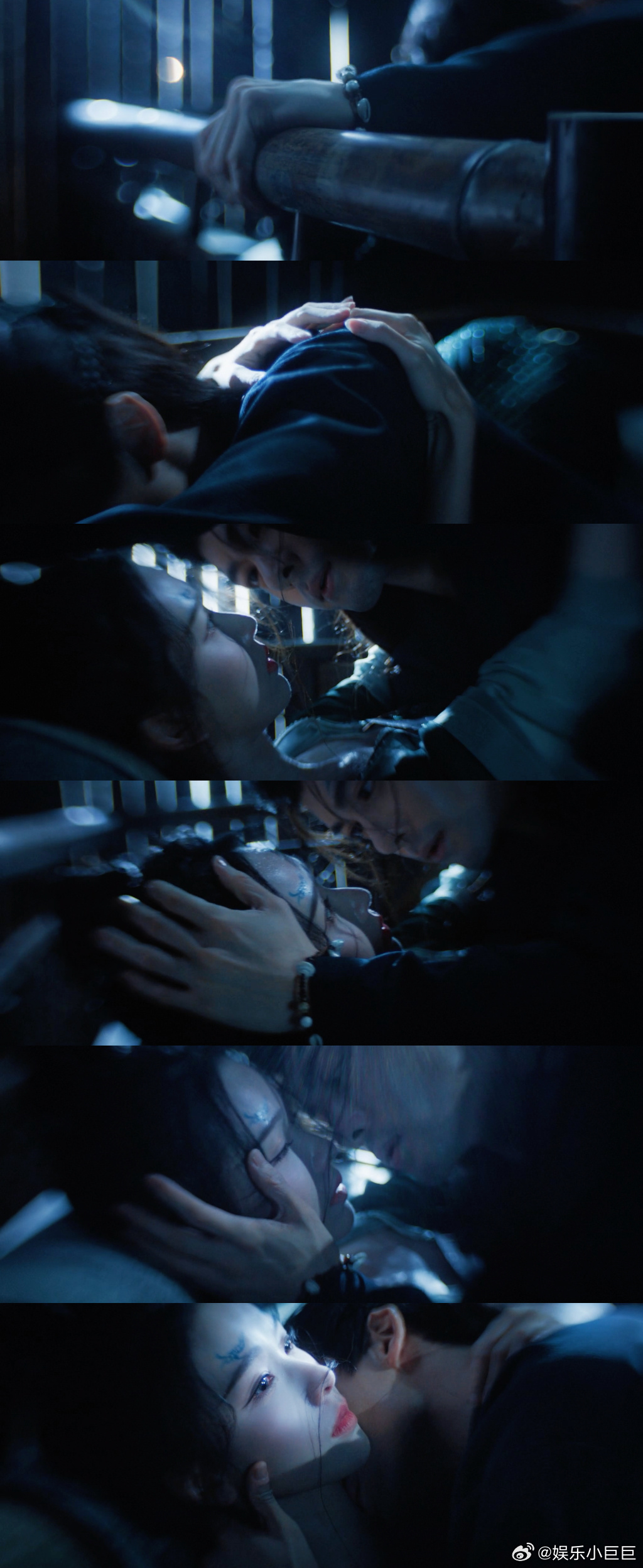 雾妄拾光床戏这段烛火光影衬得氛围感拉满，曾舜晞和陈都灵把克制又汹涌的爱意演到极致