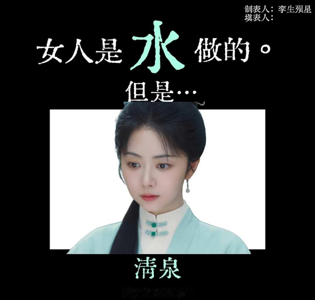 “女人是水做的”
一些剧中的女性角色
柳玉茹李薇 李诗情 马燕 黎霜 安岚 庄寒