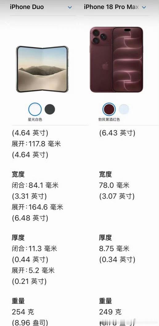 什么，半斤吗？苹果首款折叠iPhone，254g的重量属实有点夸张。套上手机壳直