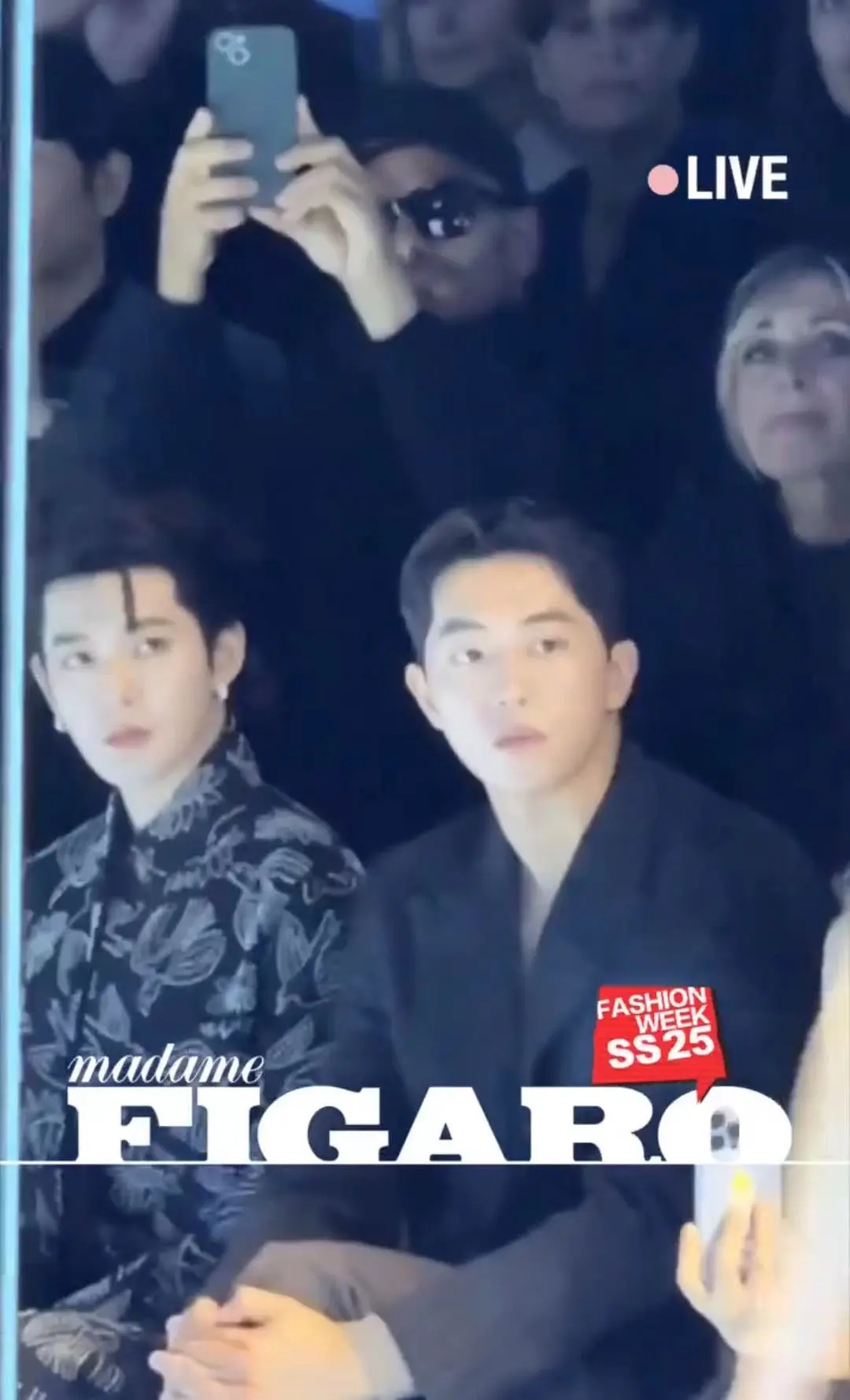 南柱赫和邓为看秀同框 碾压了？ ​​​