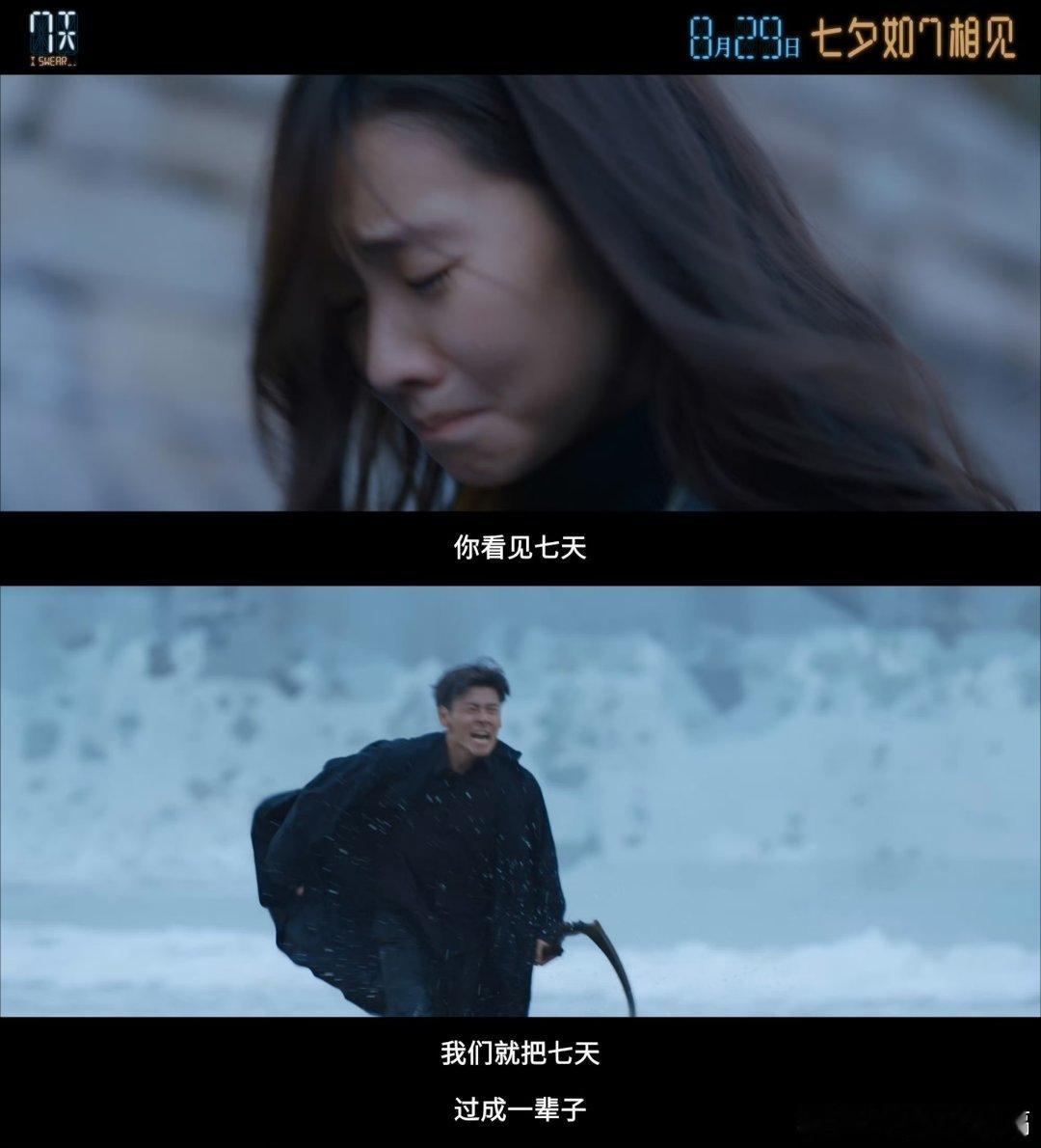 一个人看7天的沉浸感把这七天当成一辈子，一生中最难忘的七天，有爱人相伴让让又甜又