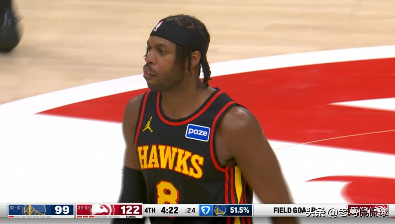 老鹰神射手希尔德真是太想证明自己了！在今天老鹰主场以126：110大胜勇士的比赛