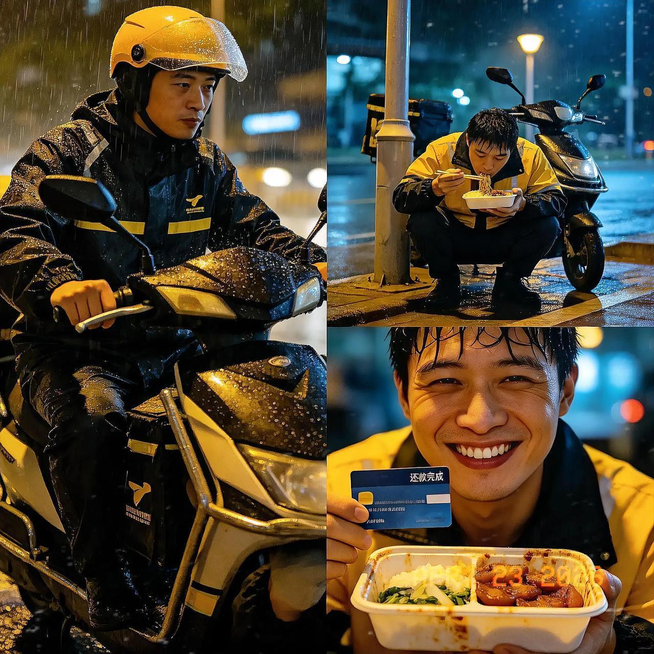 外卖骑手2年还清40万外债，看完心里五味杂陈
 
真不敢相信，一名外卖骑手，短短