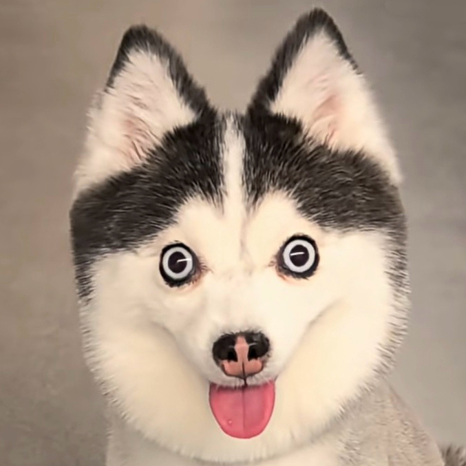 当小猫闻了一下柴犬的脚 狗狗：嘻嘻嘻嘻嘻嘻嘻嘻嘻嘻嘿嘿嘿嘿嘿嘿嘿哈哈哈哈哈哈哈！