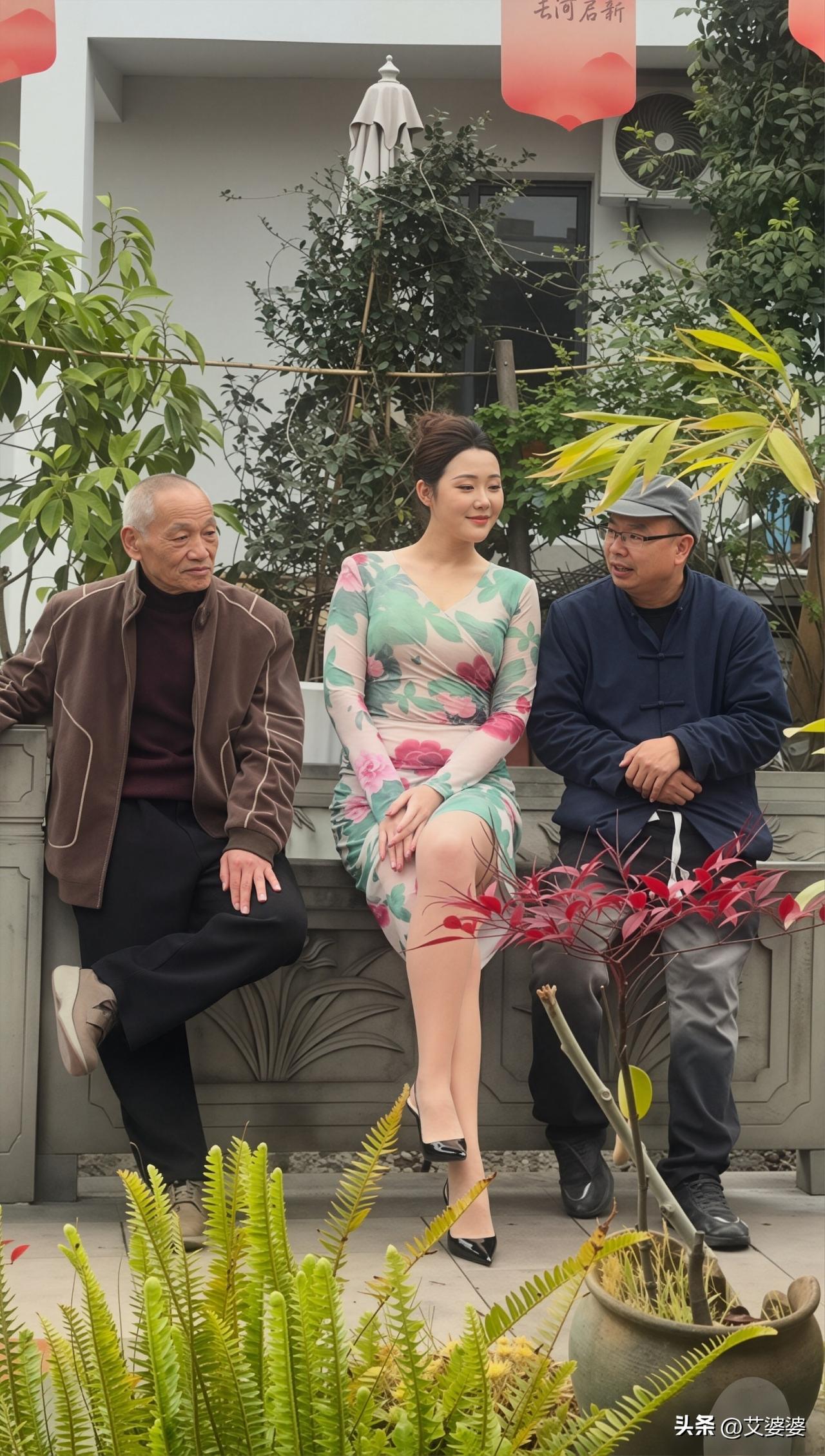 我就坐在中间，安安静静当一个听众。