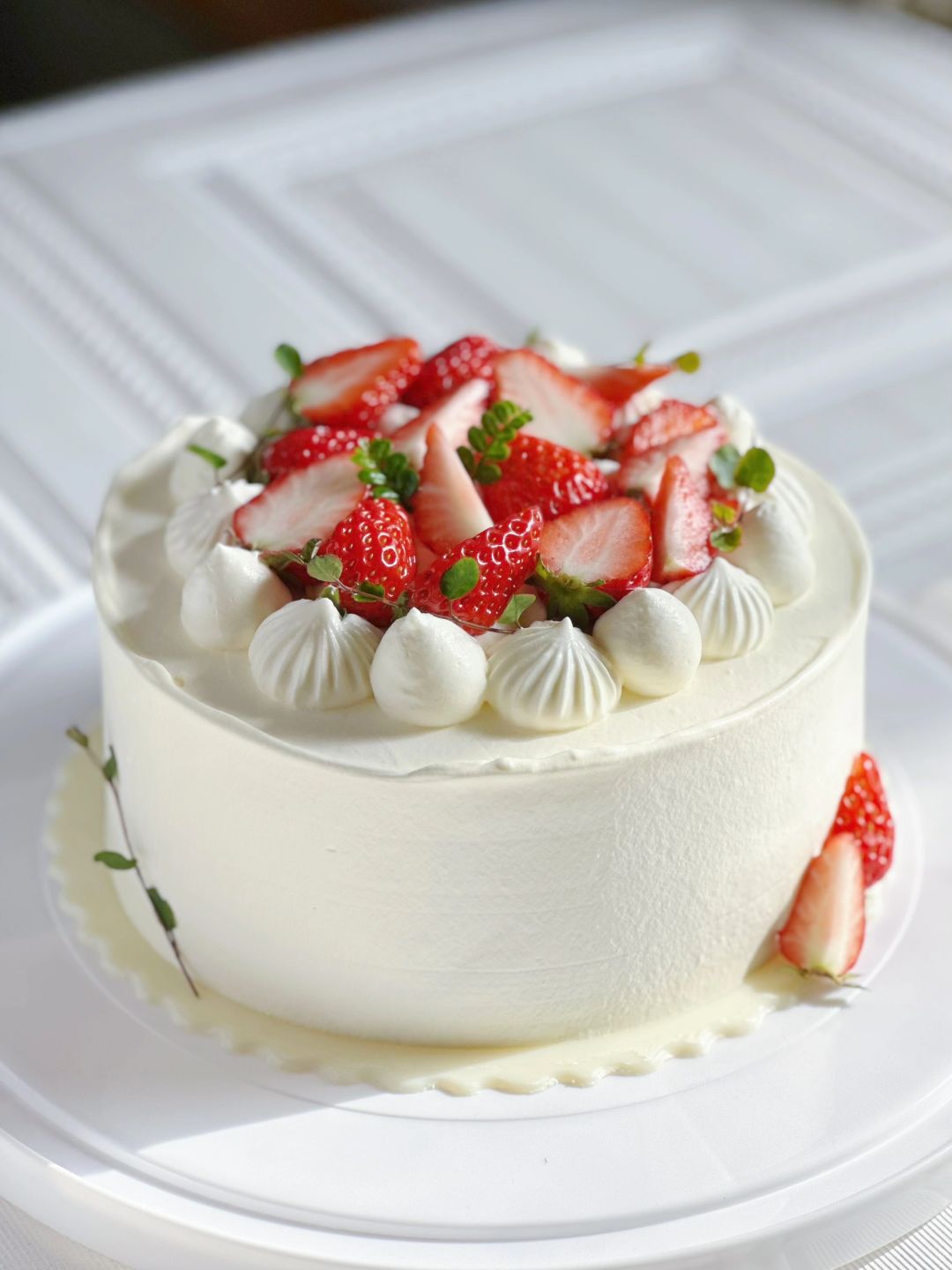 治愈系|唯美草莓蛋糕🎂草莓季必做～