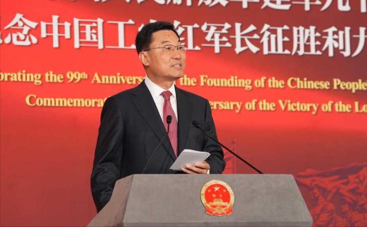 谢锋大使对美划下红线。
据中国驻美国大使馆网站消息，中国驻美国大使谢锋当地时间7