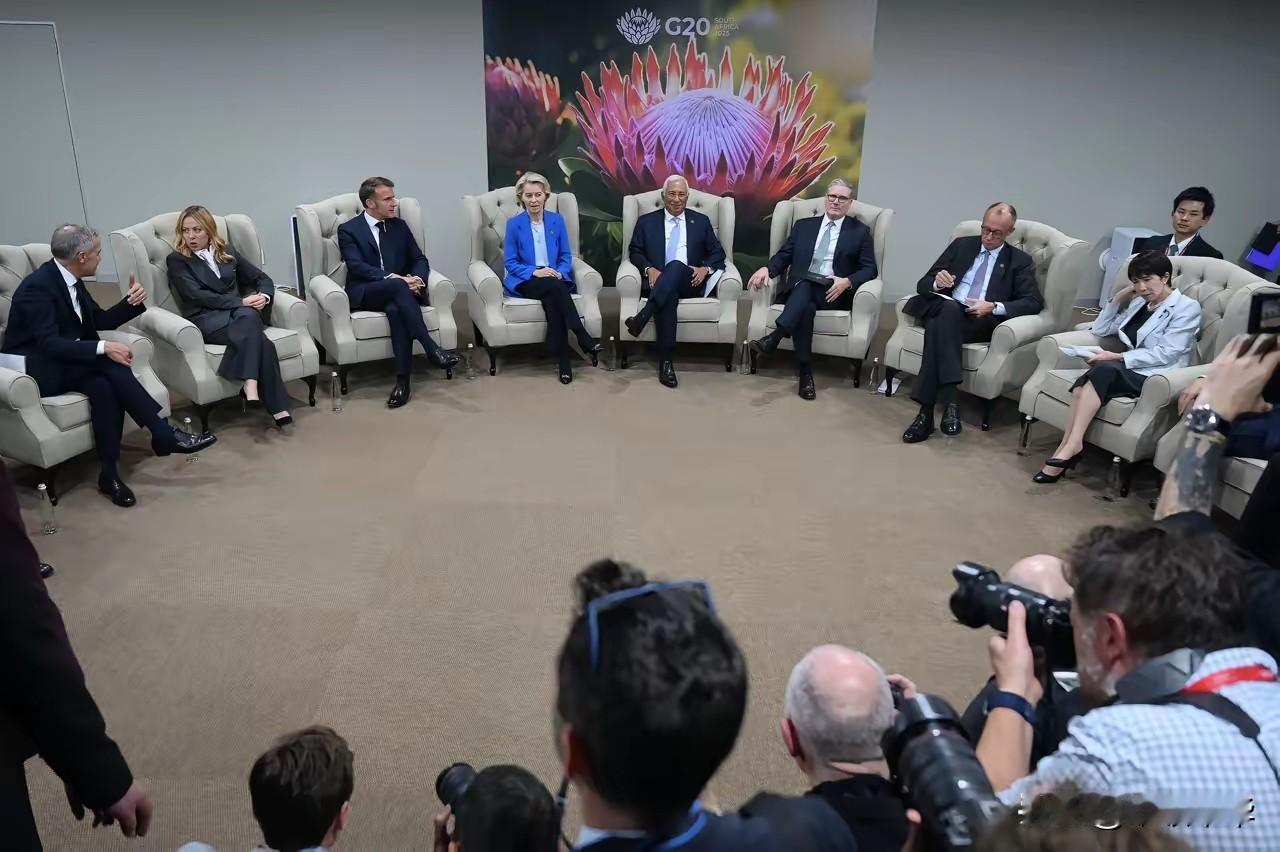 单独搞一套，所谓的西方国家英法日等国利用在南非G20峰会的间隙，先统一立场形成统