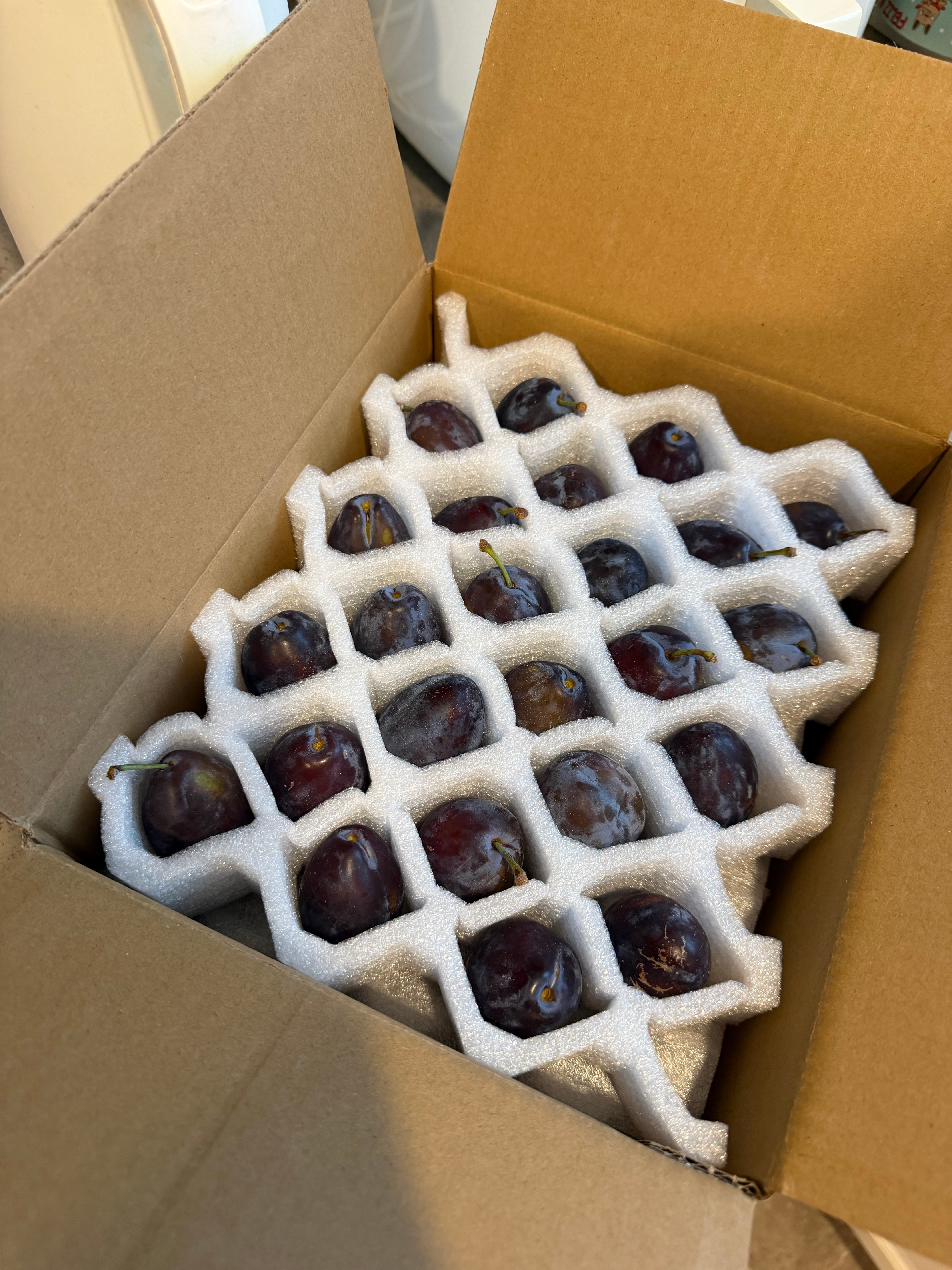 我靠我这次买的西梅品质无敌好！每颗都住大单间！个子也是大大的！无暇大便我来了！