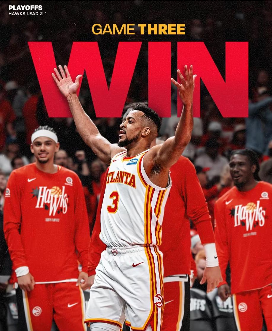 北京时间4月24日，NBA季后赛上演了一场令人窒息的逆转好戏！亚特兰大老鹰队在主