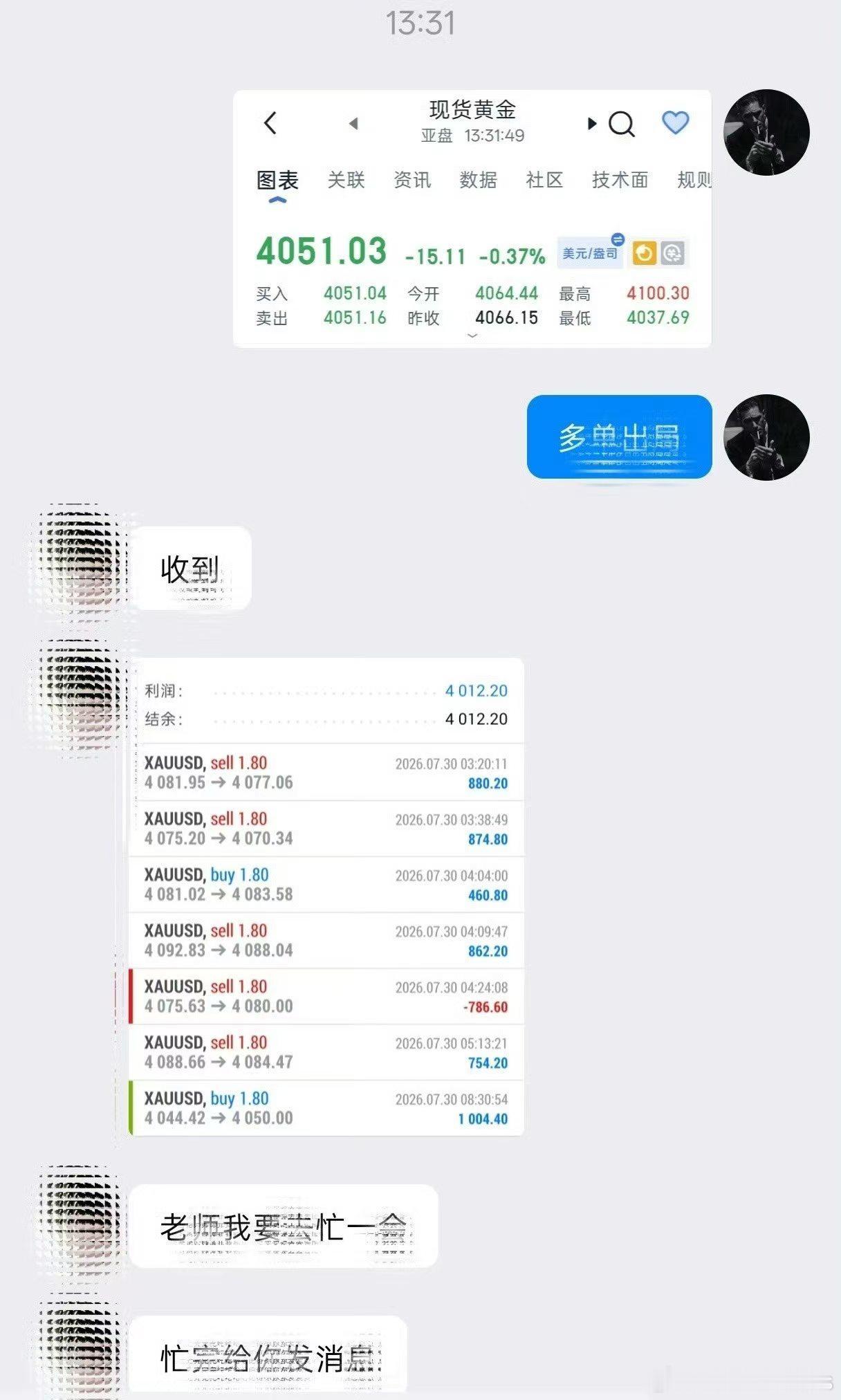 本周翻舱收官回顾，日内斩获4500美，多空切换节奏稳稳拿捏。不求一时激进爆莉，行
