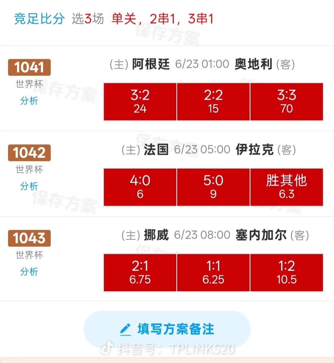世界杯竞彩足球预测 