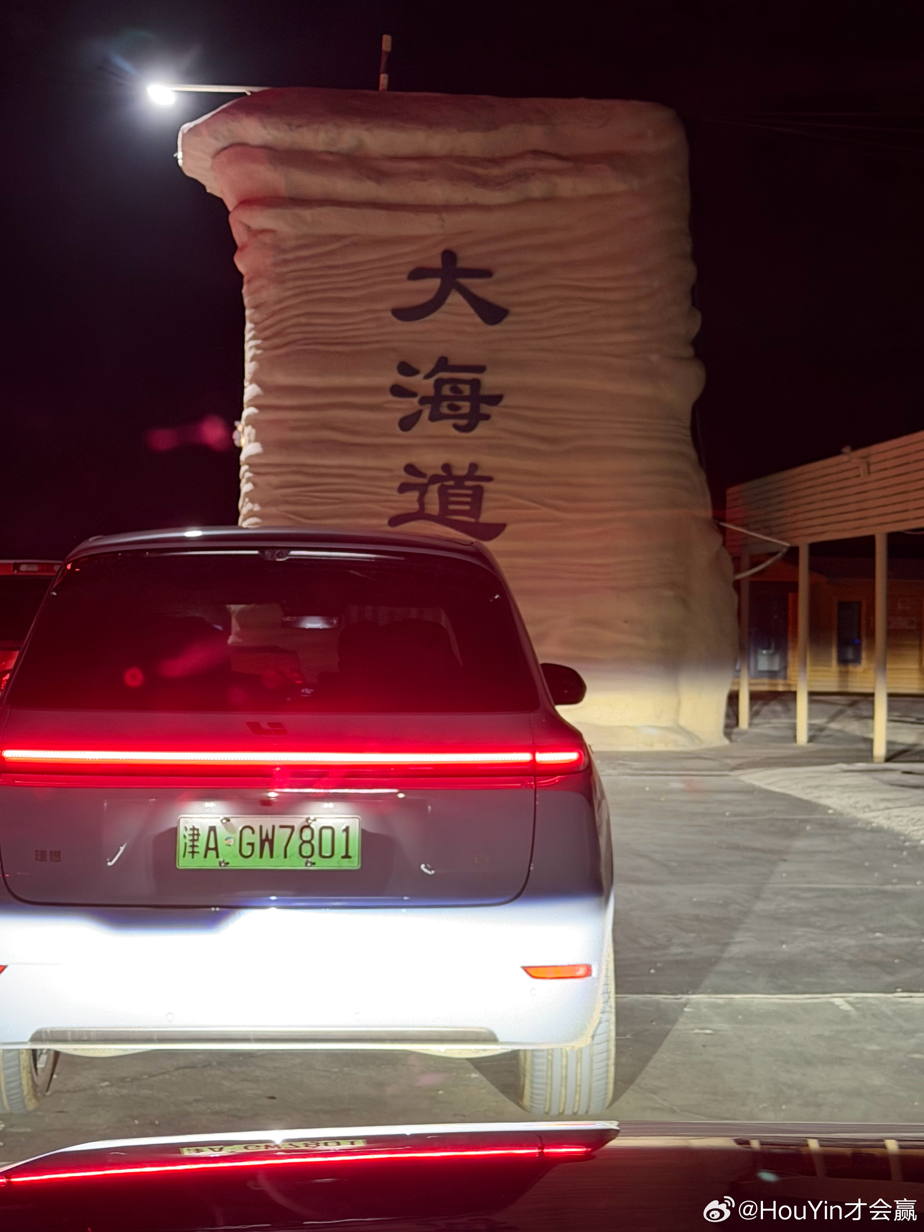 深更半夜进大海道理想旅行家理想L9livis