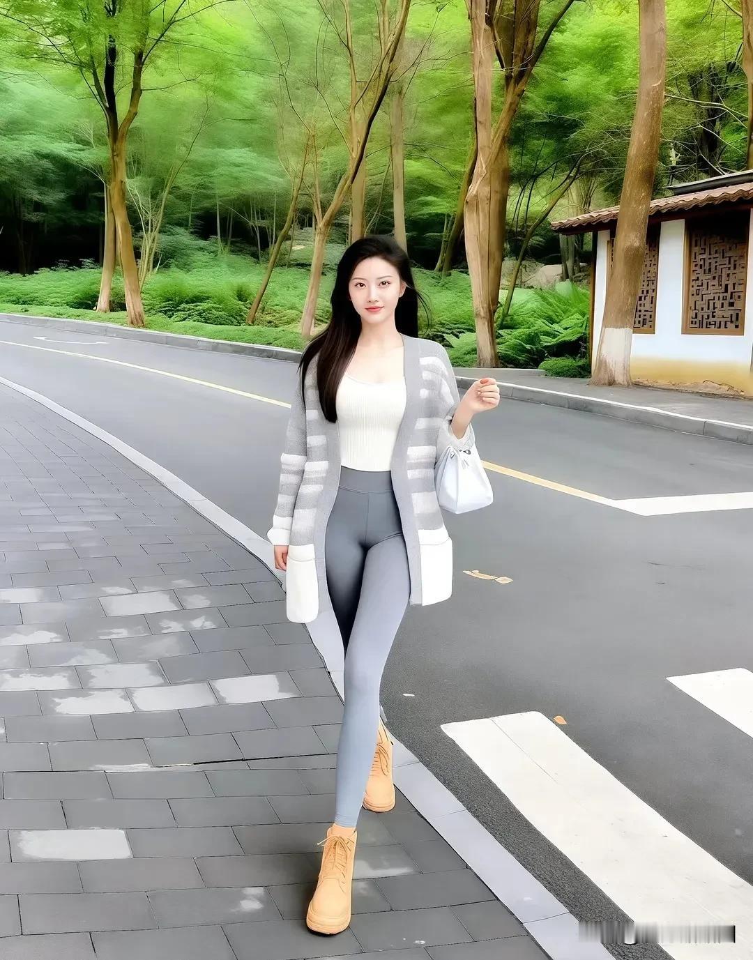 #女人穿紧身的衣服性感吗#从视觉角度来看，紧身衣能够凸显女性的身体曲线，展现出身