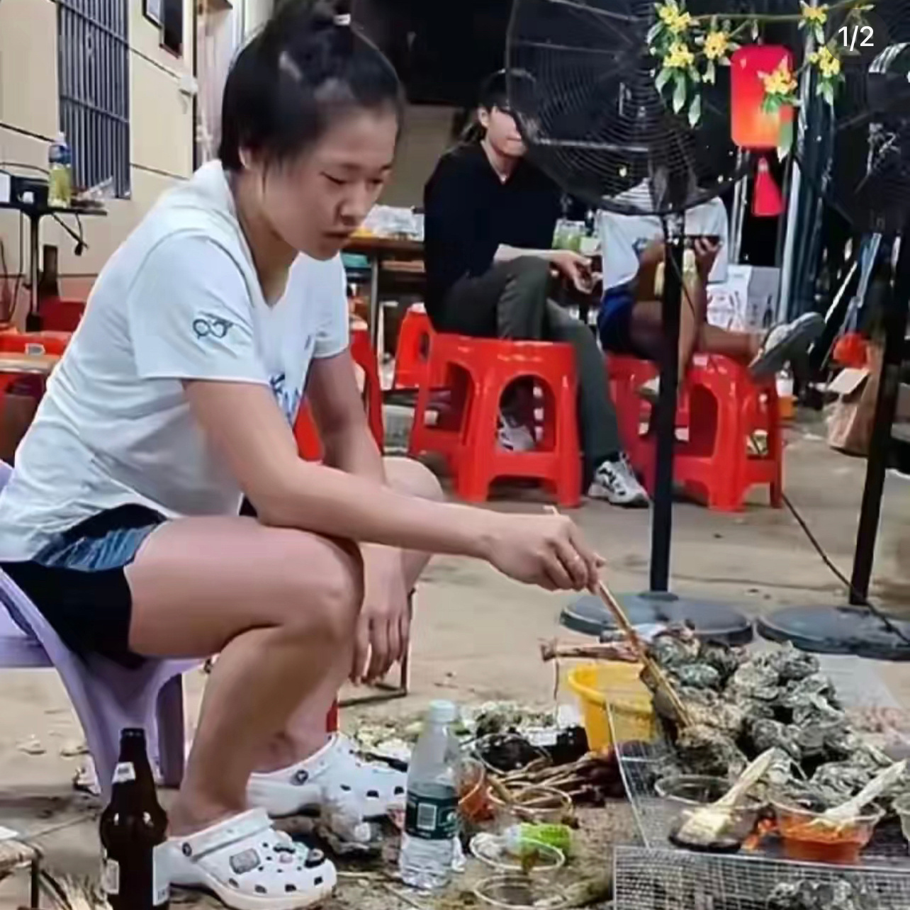 全红婵看起来胖了好多 锻炼不会受罪嘛 ​​​