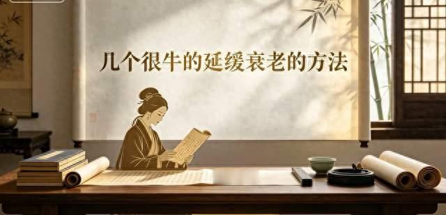 几个很牛的延缓衰老的方法