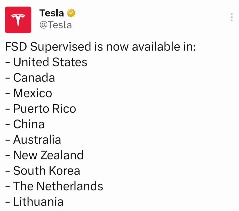 特斯拉监督版FSD入华重磅消息！特斯拉监督版FSD正式入华啦，车主买的64800