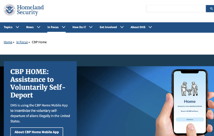 美国政府耗资2亿美元推行一项移民“自愿遣返”计划，通过广告宣传离境可获得免费机票