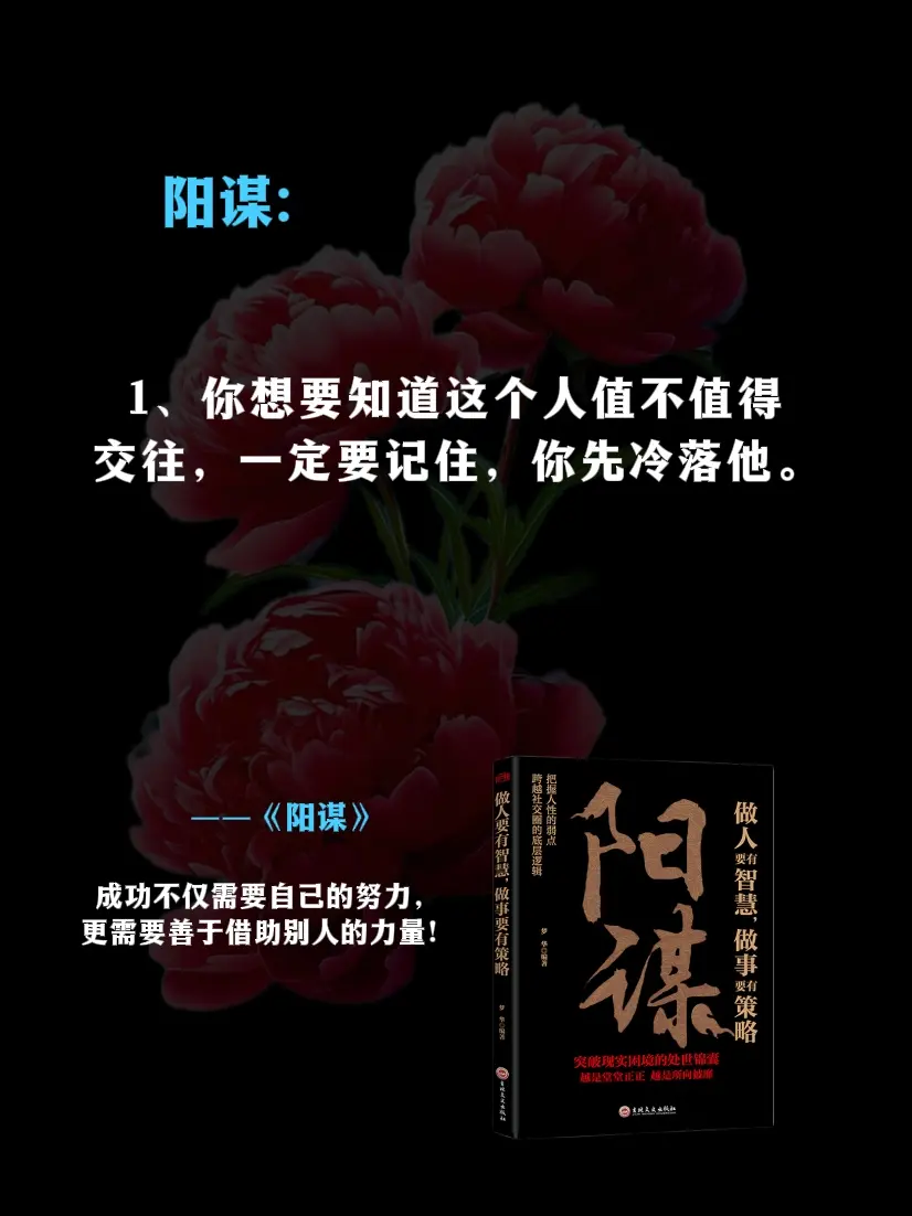 处事智慧 谋略智慧 阳谋