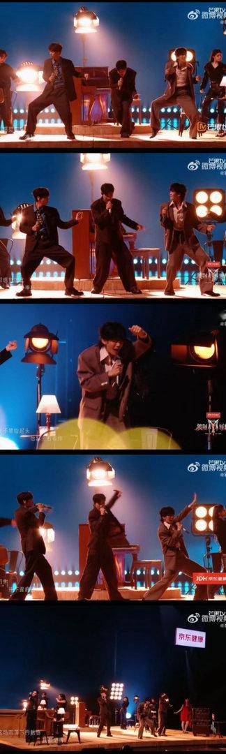 你的眼神唱的好好听跳的好好笑救命这个舞台也太反差了😂歌声温柔又丝滑，张彬彬高音
