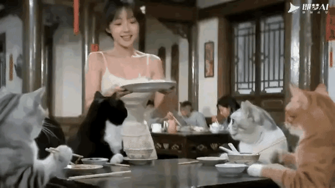 AI演员可以是千变万化的，只要剧本有需求，电脑就可以随意创造出一个AI演员来表演