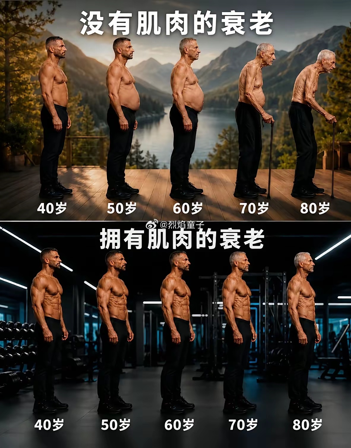 有区别吗？都是活到了80岁