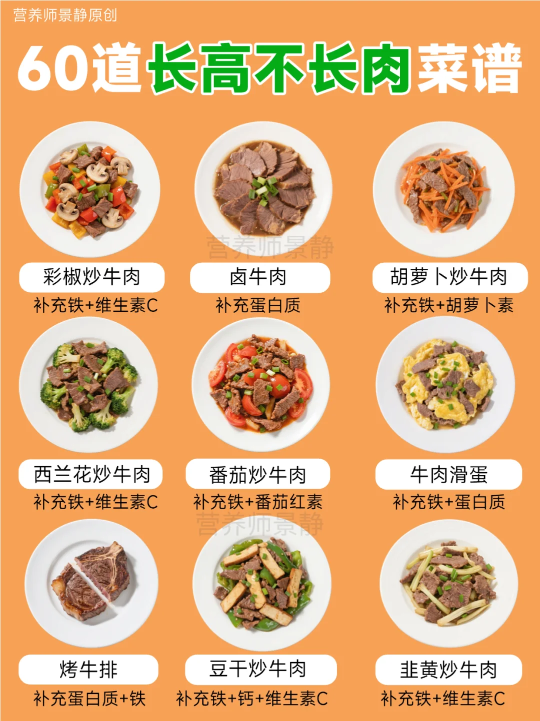 儿童减脂长高｜60道