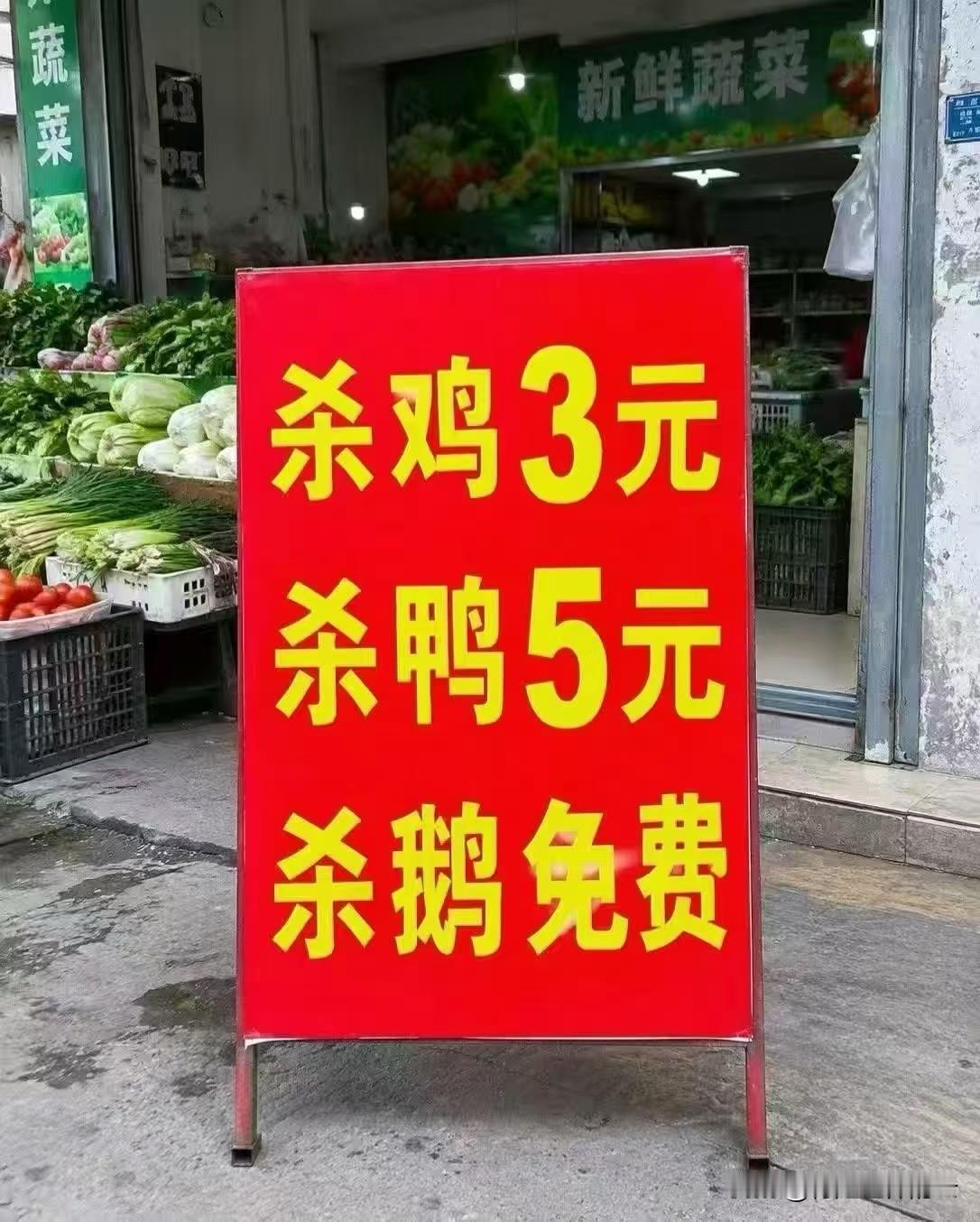 为啥杀鹅免费？鹅很贵，一只小二百，而且，跟鸡鸭相比，鹅更难杀。