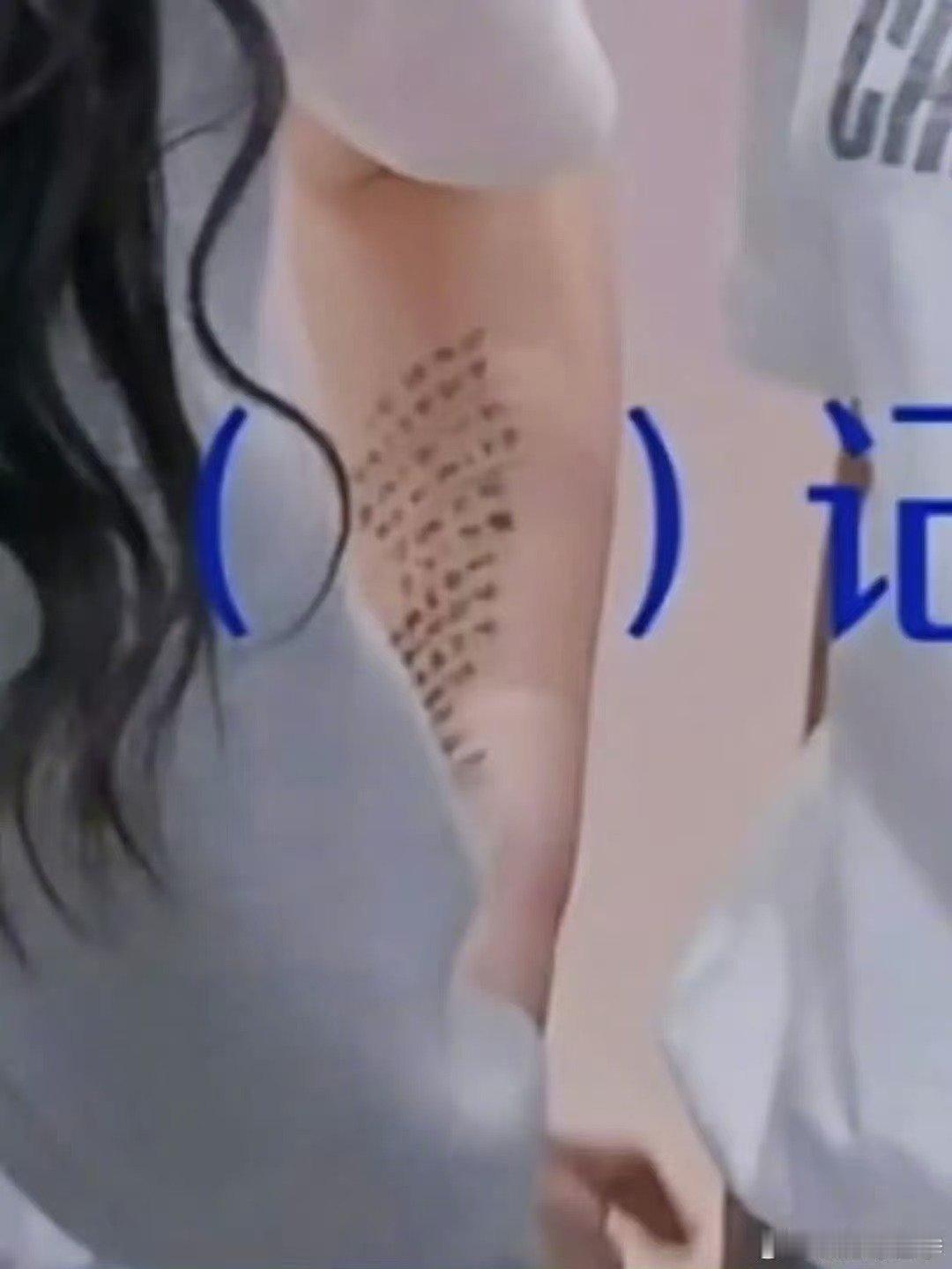 李小冉 在记了两个胳膊都记了乘风2026为了舞台效果拼尽全力，李小冉连两个胳膊都