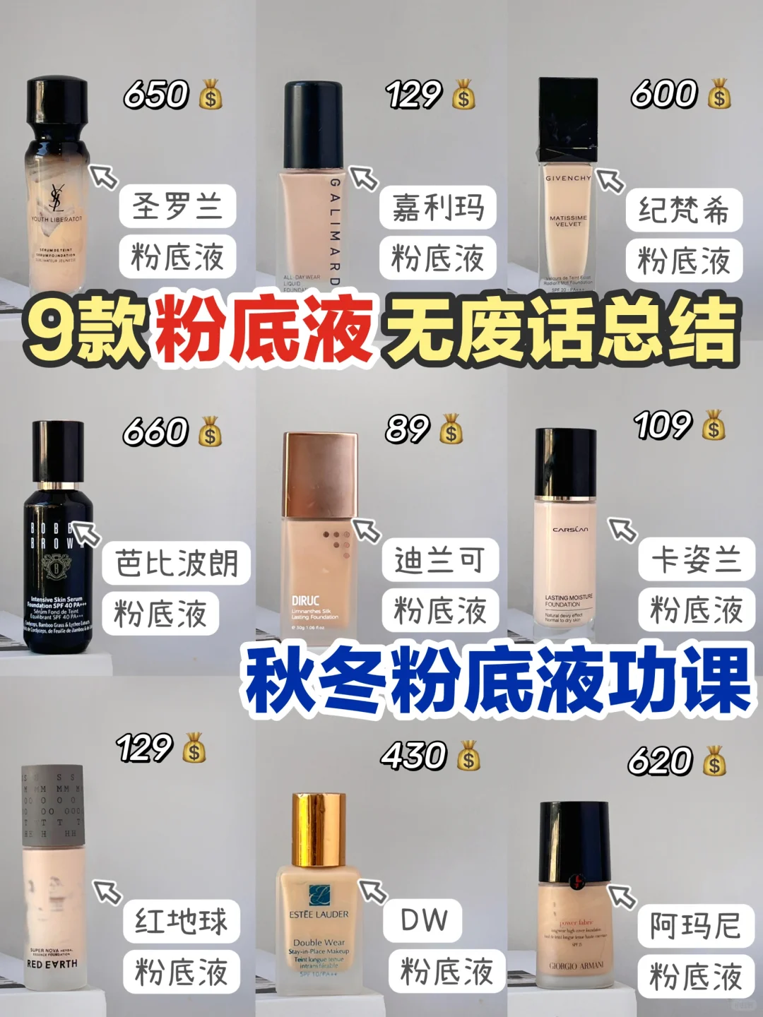 抠搜党进！热门持妆粉底液这样买不浪费钱！