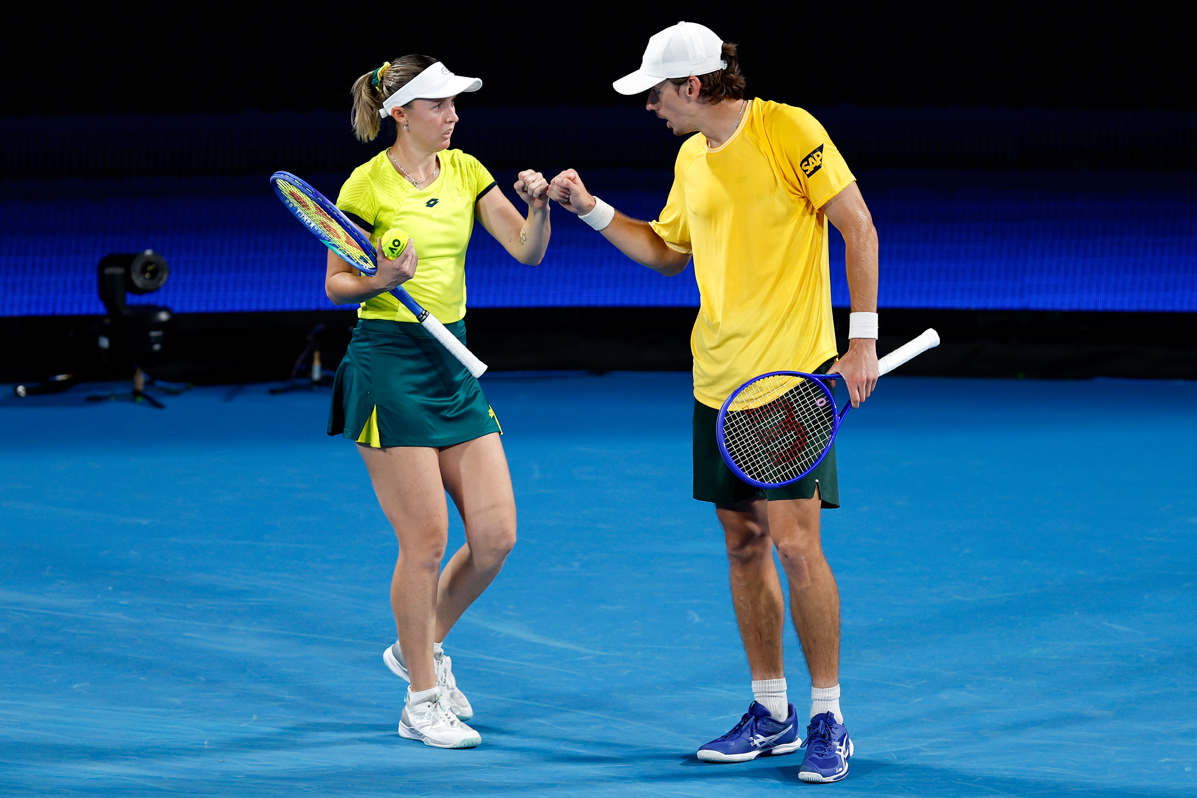 🇦🇺澳大利亚小组第一出线2026联合杯悉尼赛区D组混双决胜，亨特/德米纳尔以