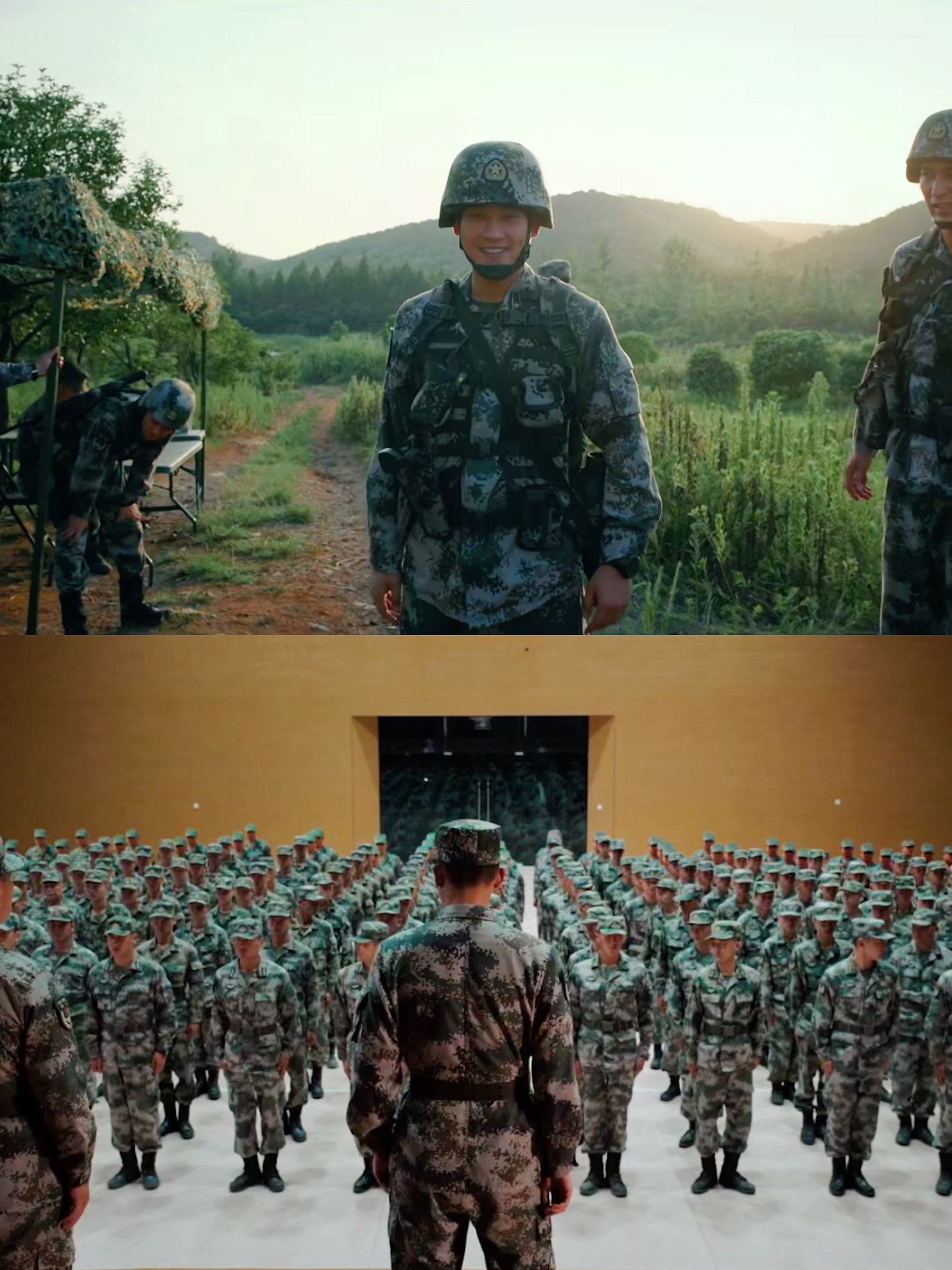 兵自风中来开播比硬菜更吸引我的是硬汉 集结一众军旅专业演员，演技扎实代入感极强，