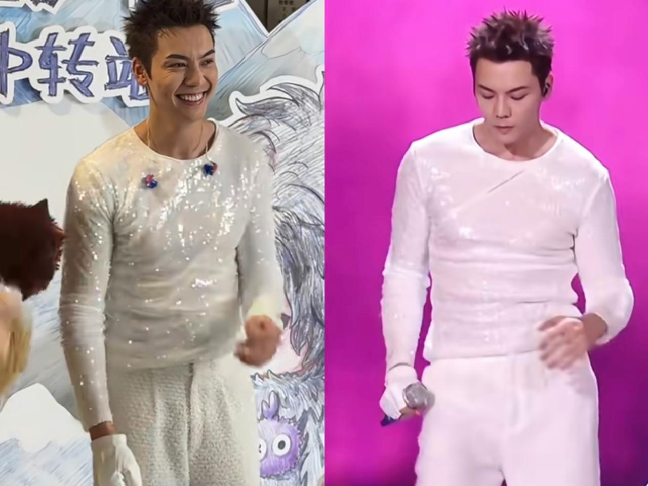 芒果跨年晚会看到陈伟霆，我跟我闺蜜说：陈伟霆跟何穗结婚生娃后是越来越不讲究了，这