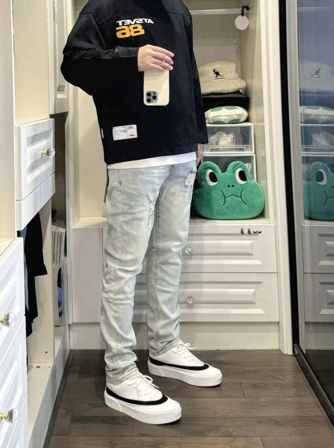 做旧牛仔｜显瘦穿搭