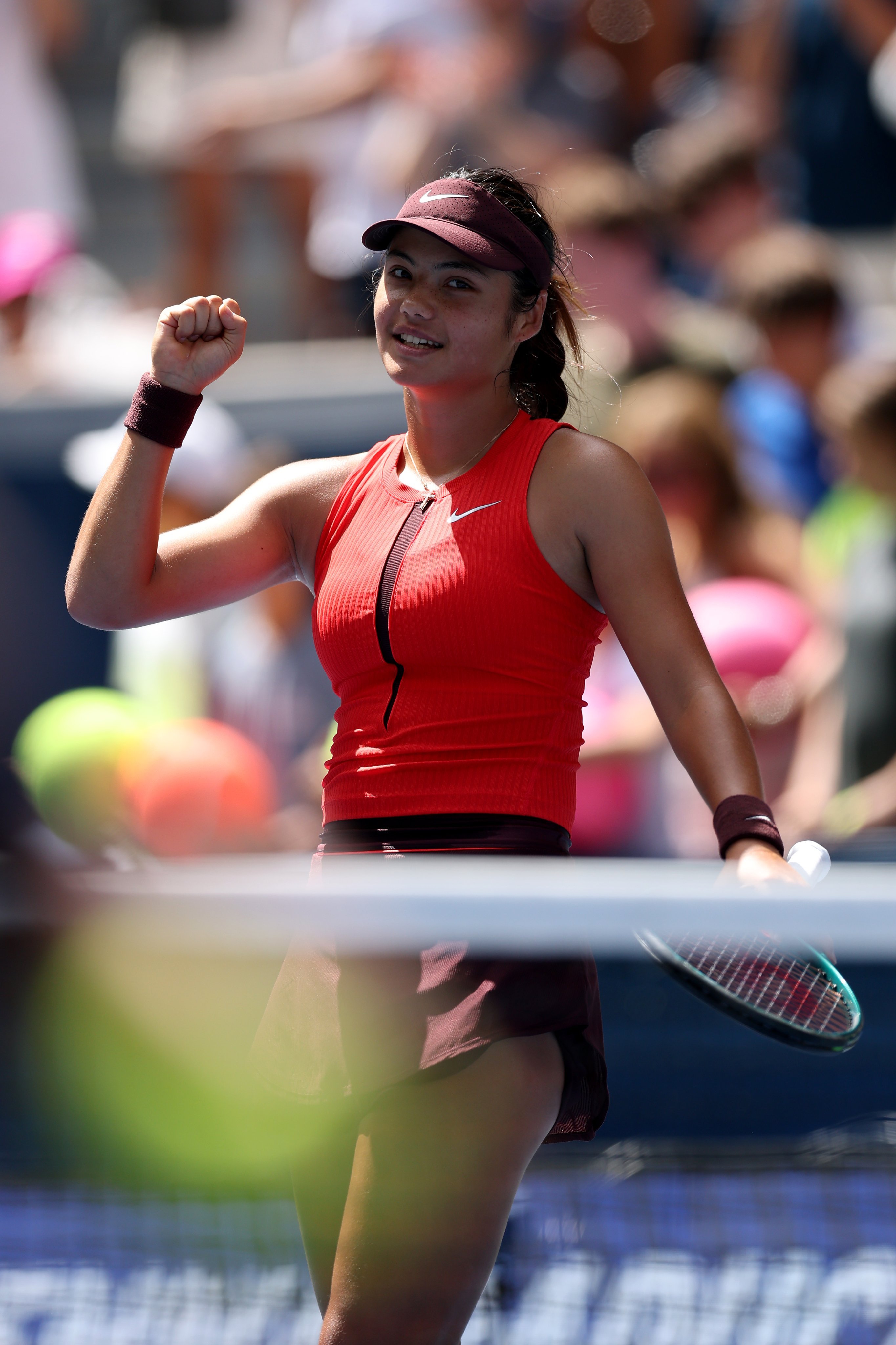 美网2025 女单首轮，前赛会冠军拉杜卡努以6-1/6-2横扫资格赛选手柴原瑛菜