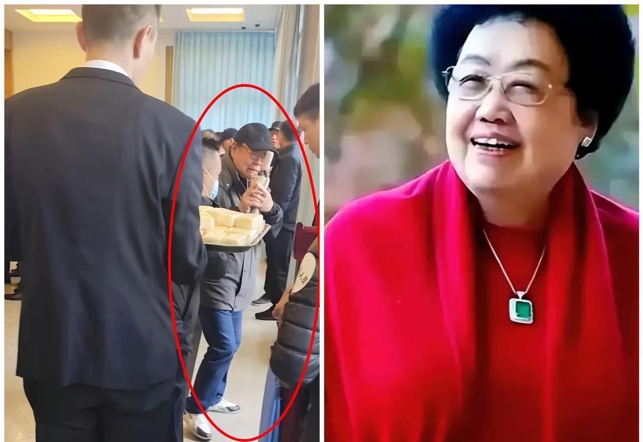 八宝山那天的雨，是三十六年情谊熬成的盐。
迟重瑞的眼睛肿得睁不开，腰板却挺得笔直