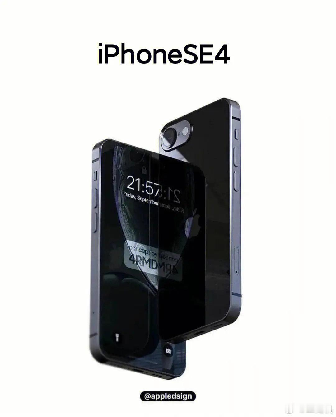 #iPhoneSE4规格曝光#iPhone Se 也变成大屏幕了？ 近日国外有网