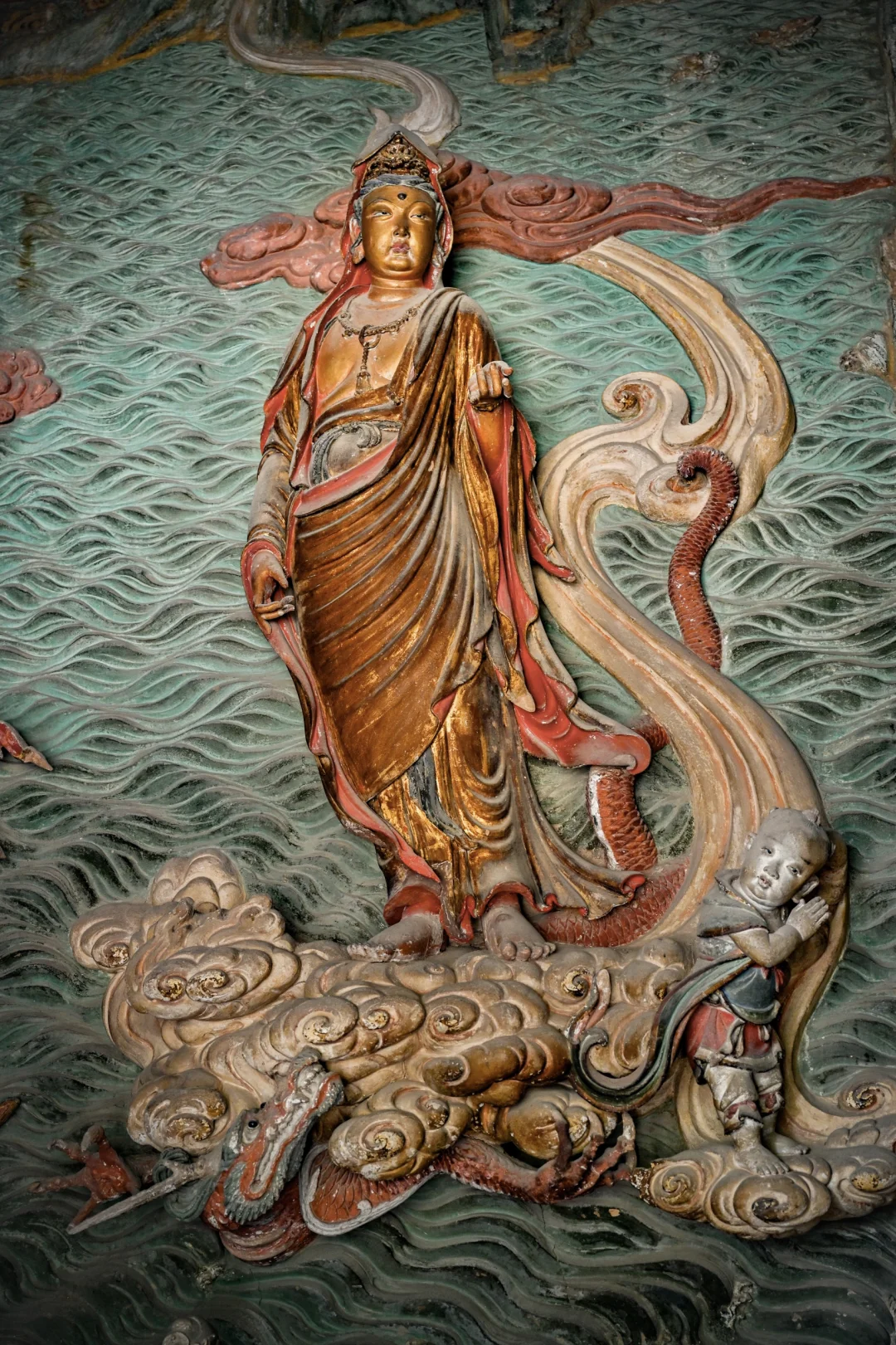 古代山西人太浪漫了！为一尊观音造了一片海
