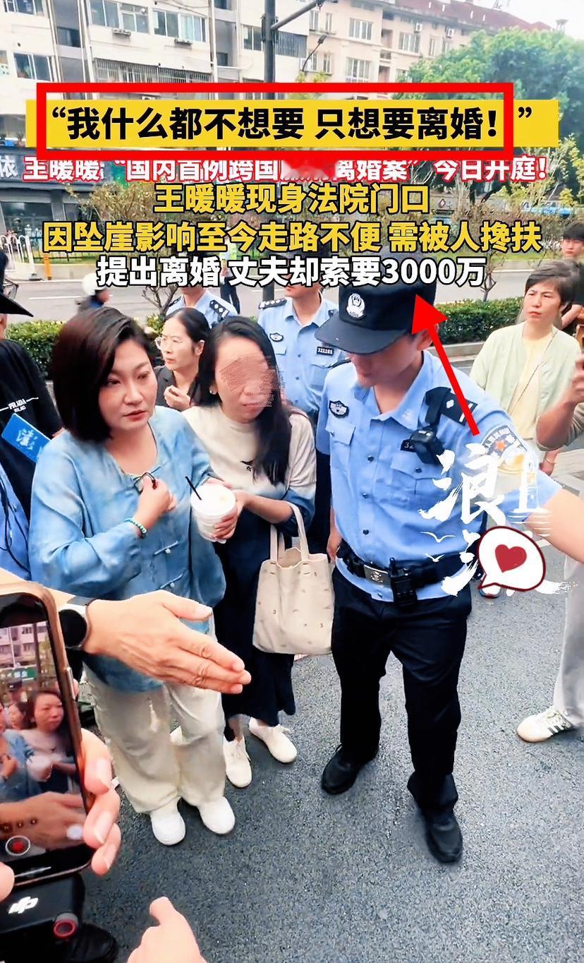 “我什么都不想要只想要离婚！”王暖暖被人搀扶着走进法院的样子，真的看得人心里发堵