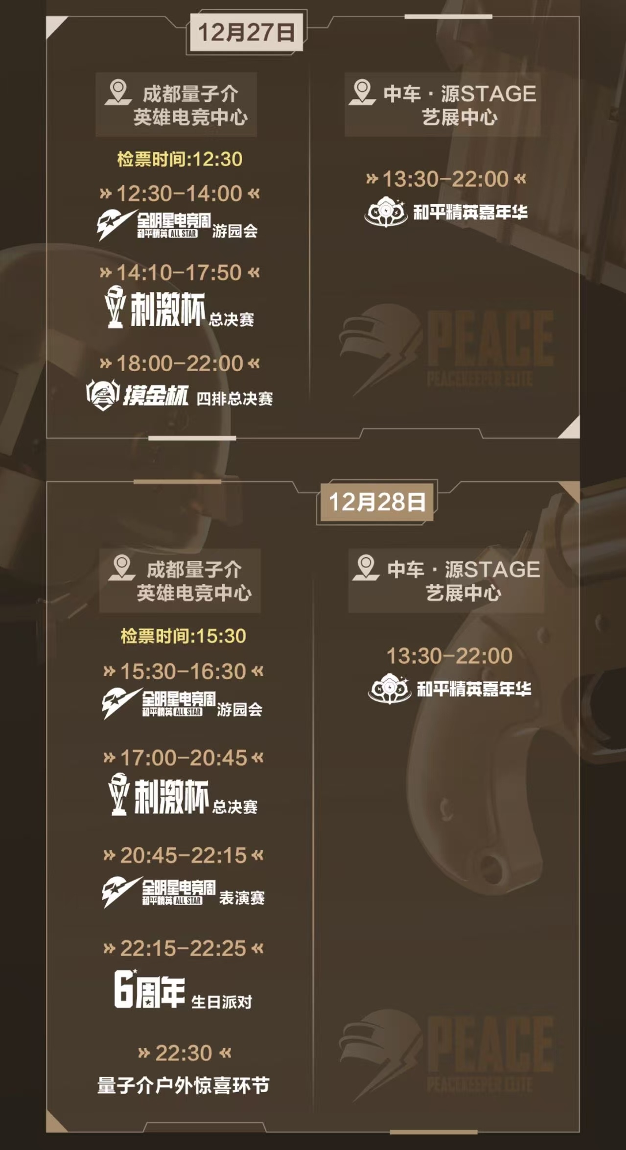 2025和平精英全明星电竞周售票启动！战队集结共赴巅峰，同好相聚为热爱呐喊，线下