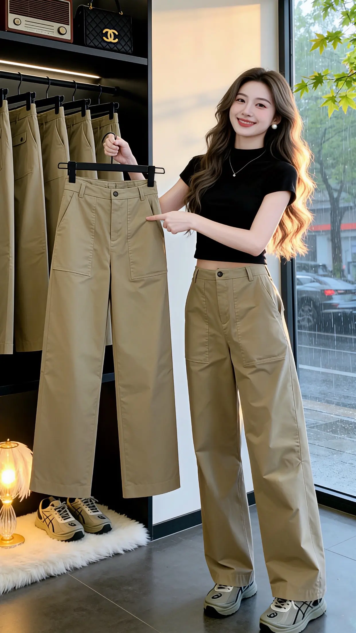 多巴胺女孩穿搭 显瘦显高显腿长裤子 怎么将牛仔裤穿出高级感 穿出你的c...