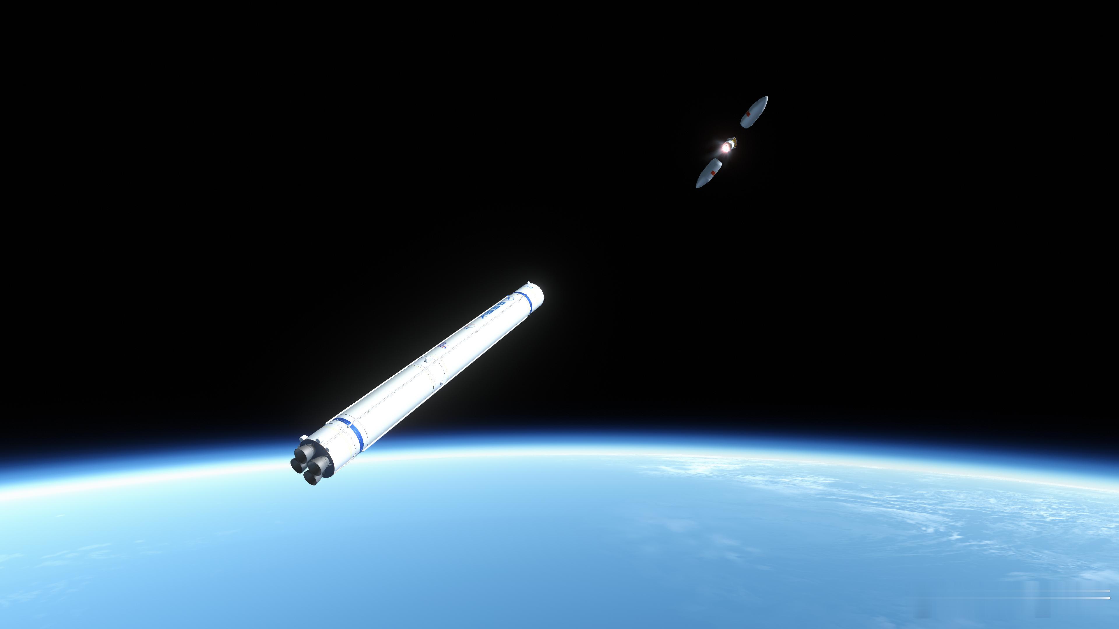 KSP里模拟一下我亲眼见过的最喜欢的两款火箭之一 