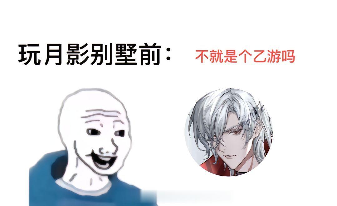玩月影别墅前：这不就是个普通的乙游吗？玩月影别墅后： #月影别墅# #乙女游戏#