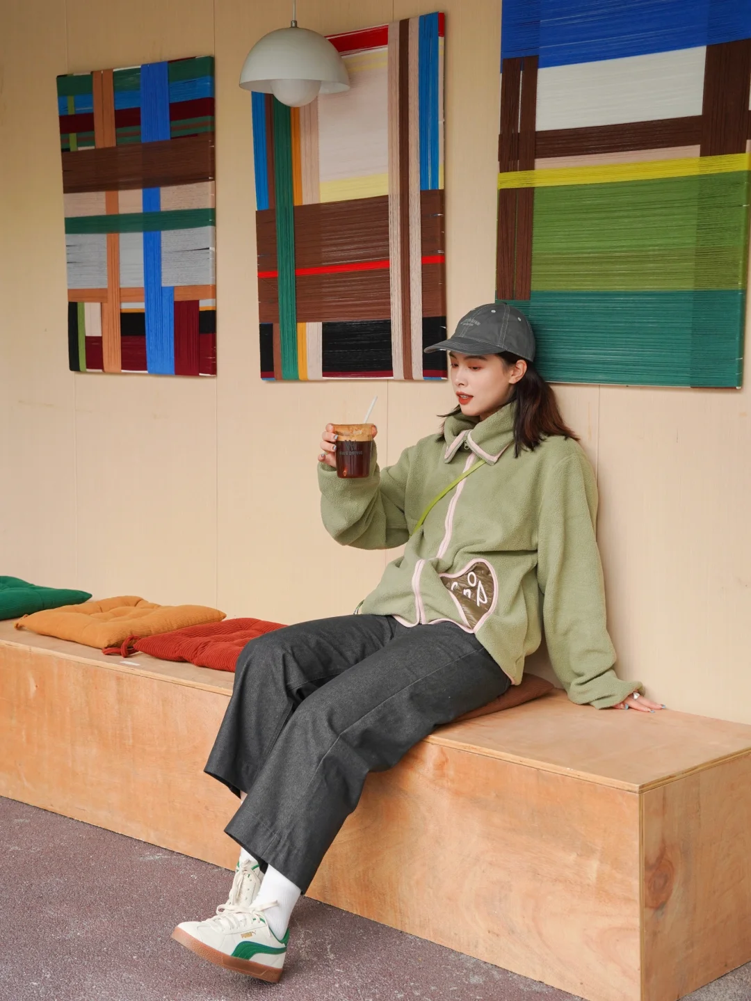 又是被puma硬控的一天！！！复古绿好上头！！