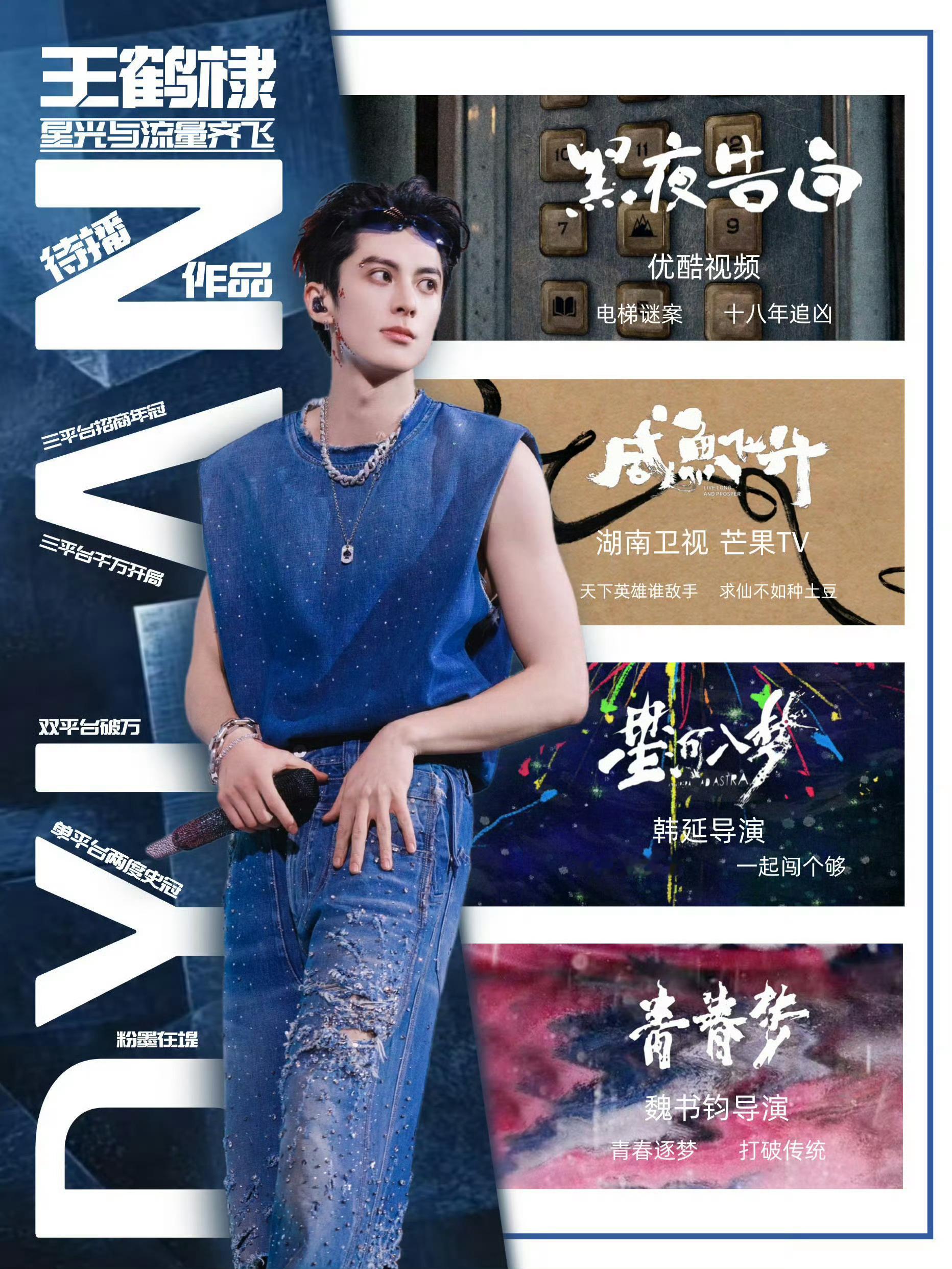 疑似王鹤棣退出将门毒后来吃95扛剧生王鹤棣的真瓜今年的大奉王鹤棣单扛剧扛招商，影